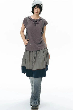 Star Embroidered Flared Pants