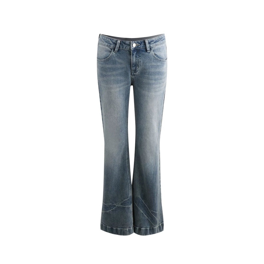 Star Embroidered Flared Pants