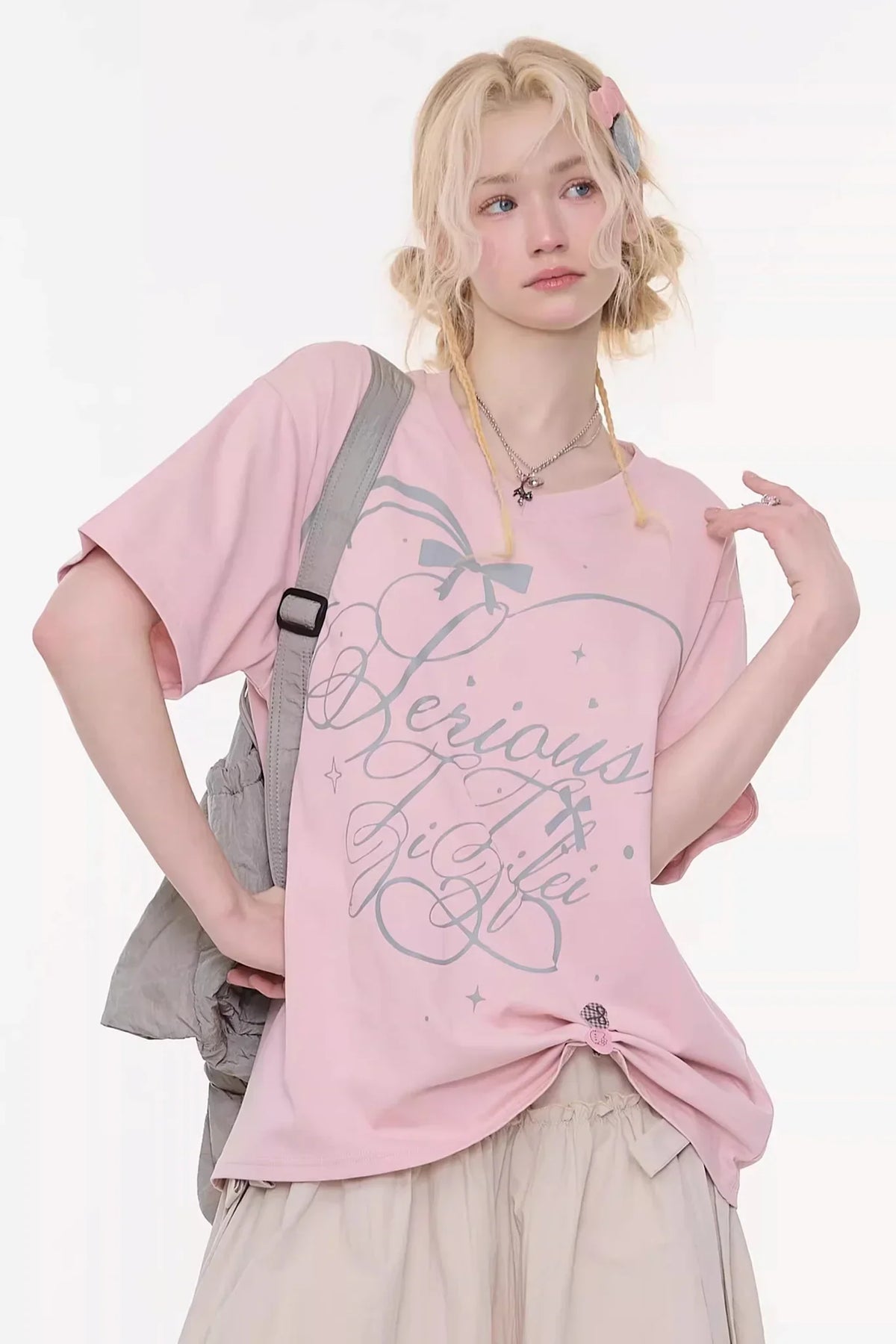 Star Falling V-Neck Top