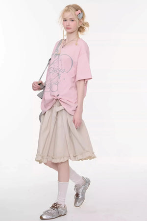 Star Falling V-Neck Top