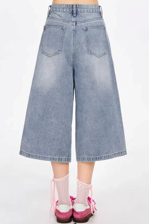 Star Heart Patchwork Pants