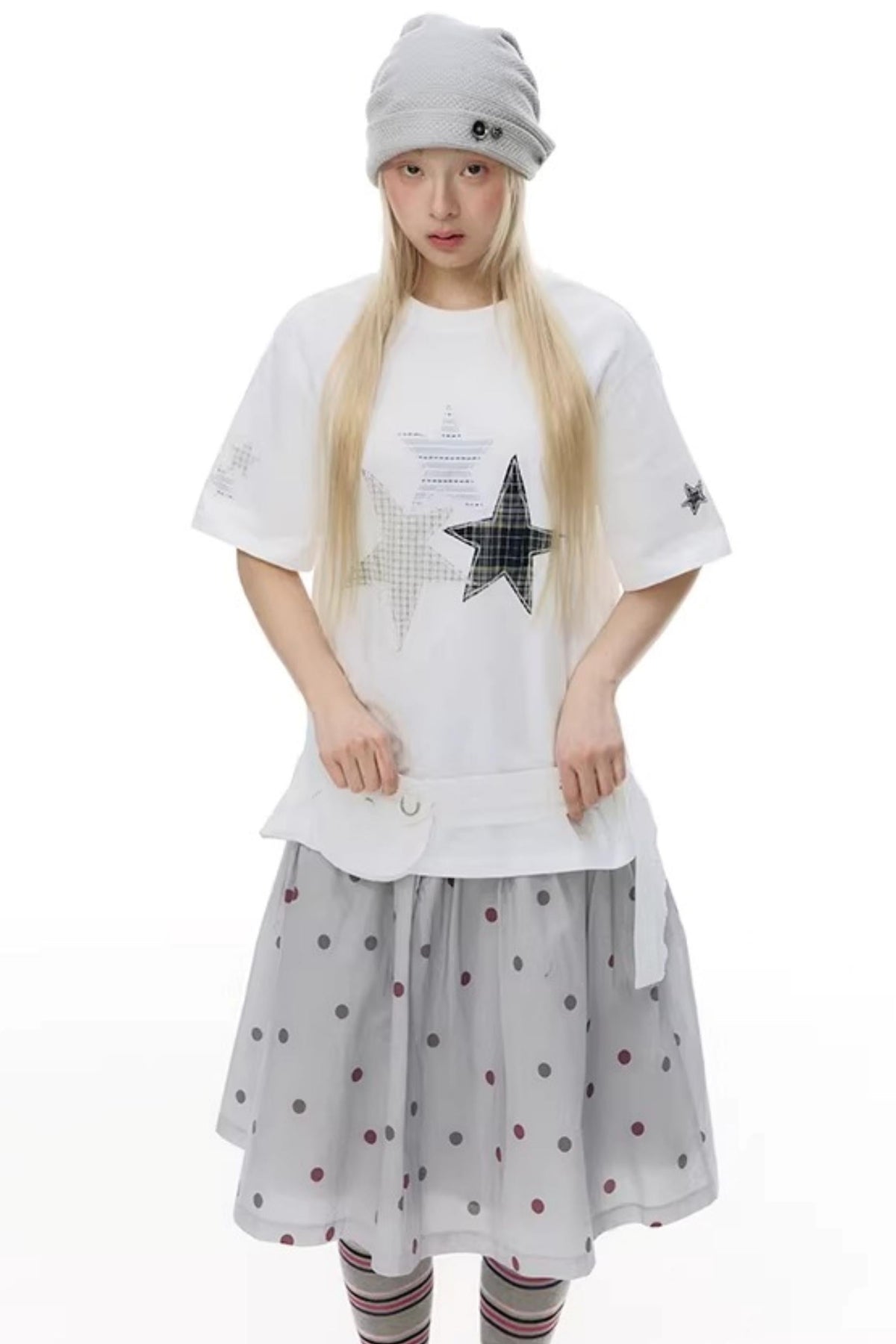 Star Patch Embroidered T-Shirt
