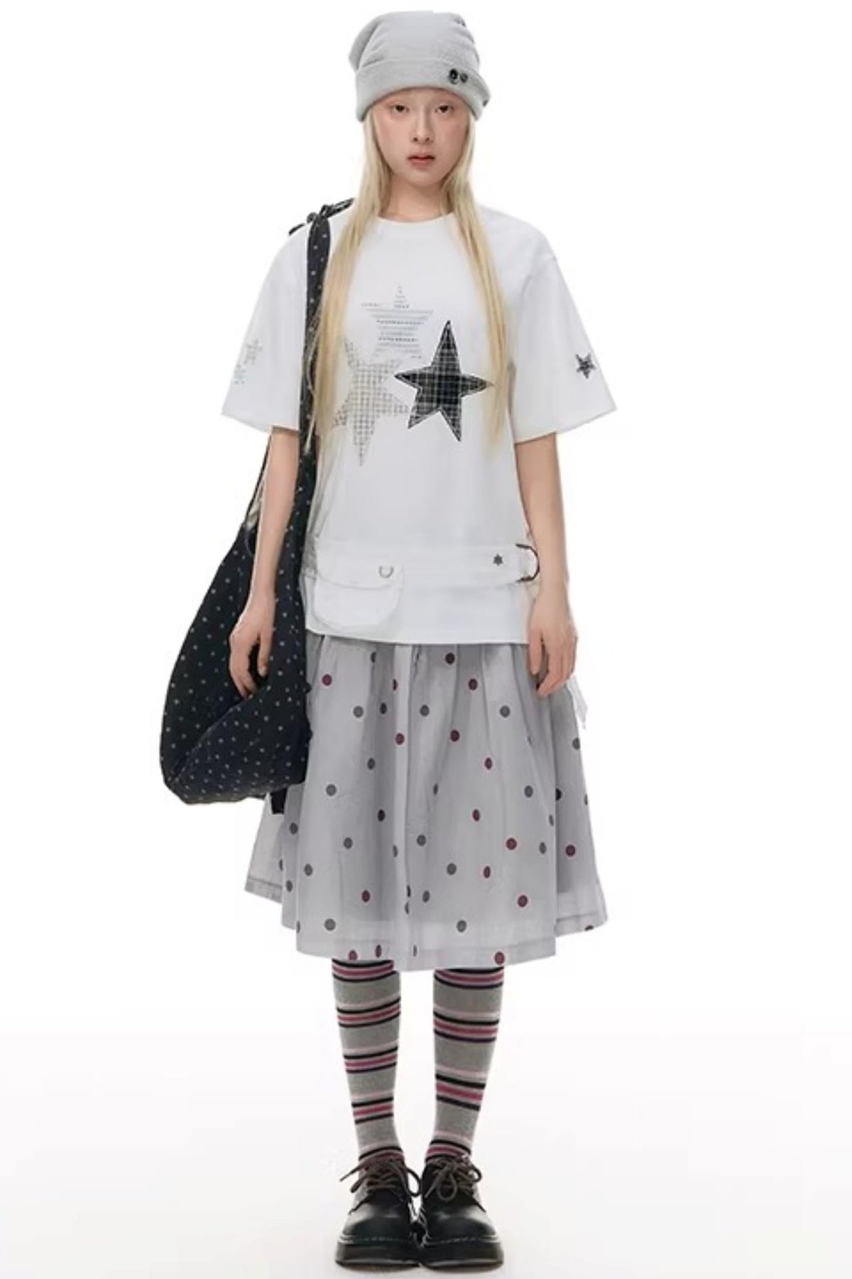 Star Patch Embroidered T-Shirt