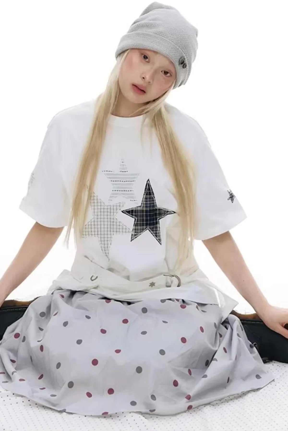Star Patch Embroidered T-Shirt