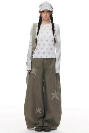 Star Pattern Scimitar Pants