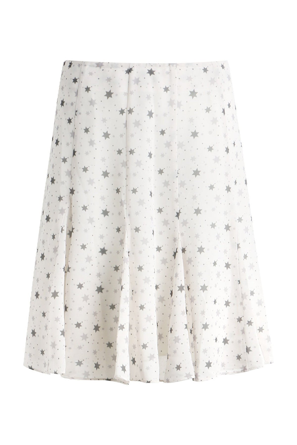 Star Print Fishtail Skirt
