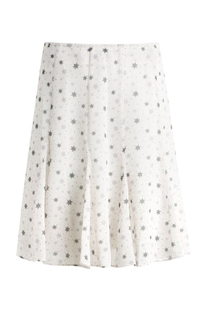 Star Print Fishtail Skirt