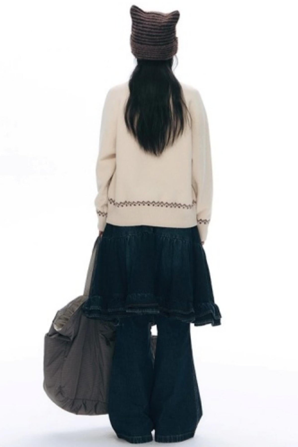 Star Print Flared Pants