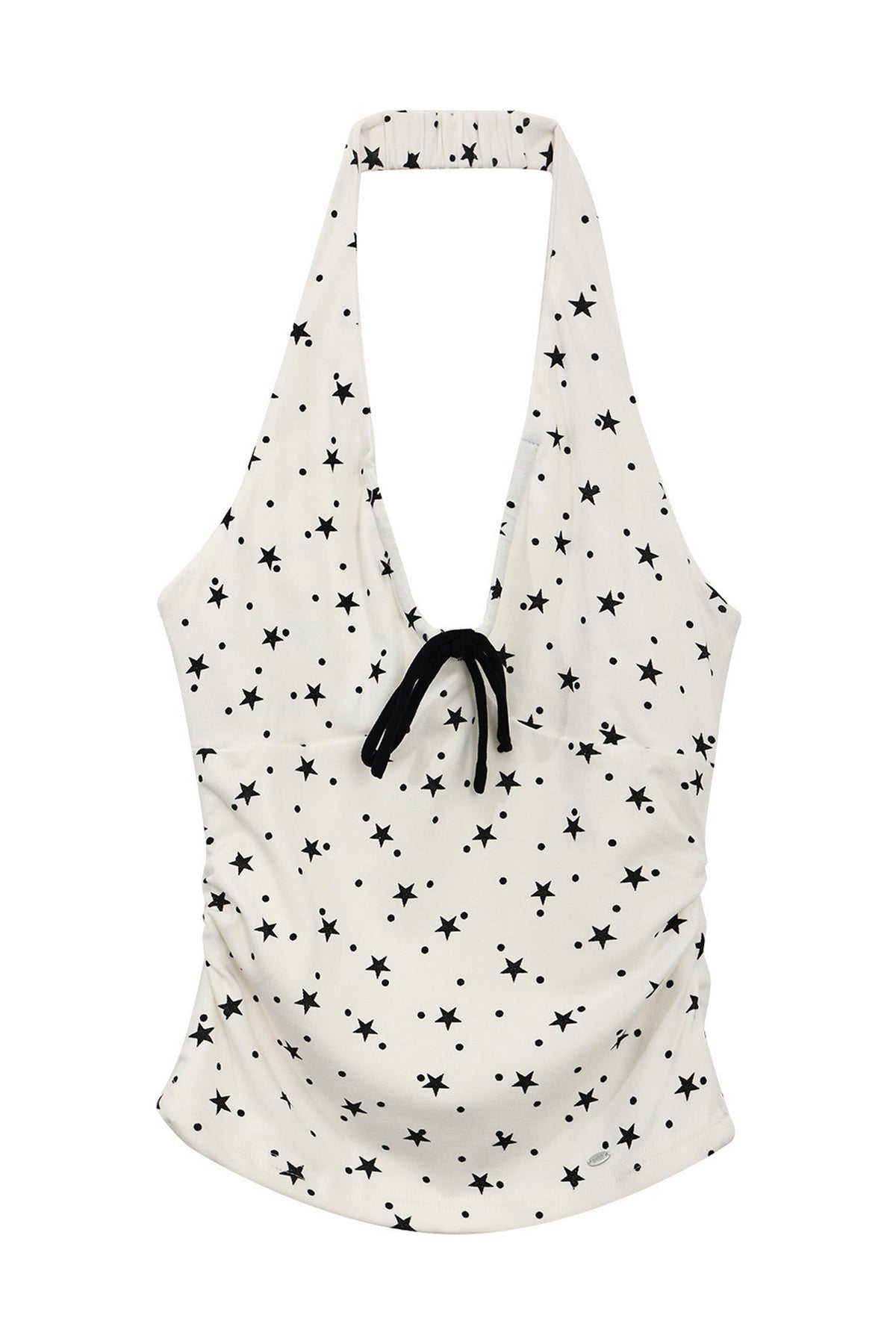 Star Print Halter Top