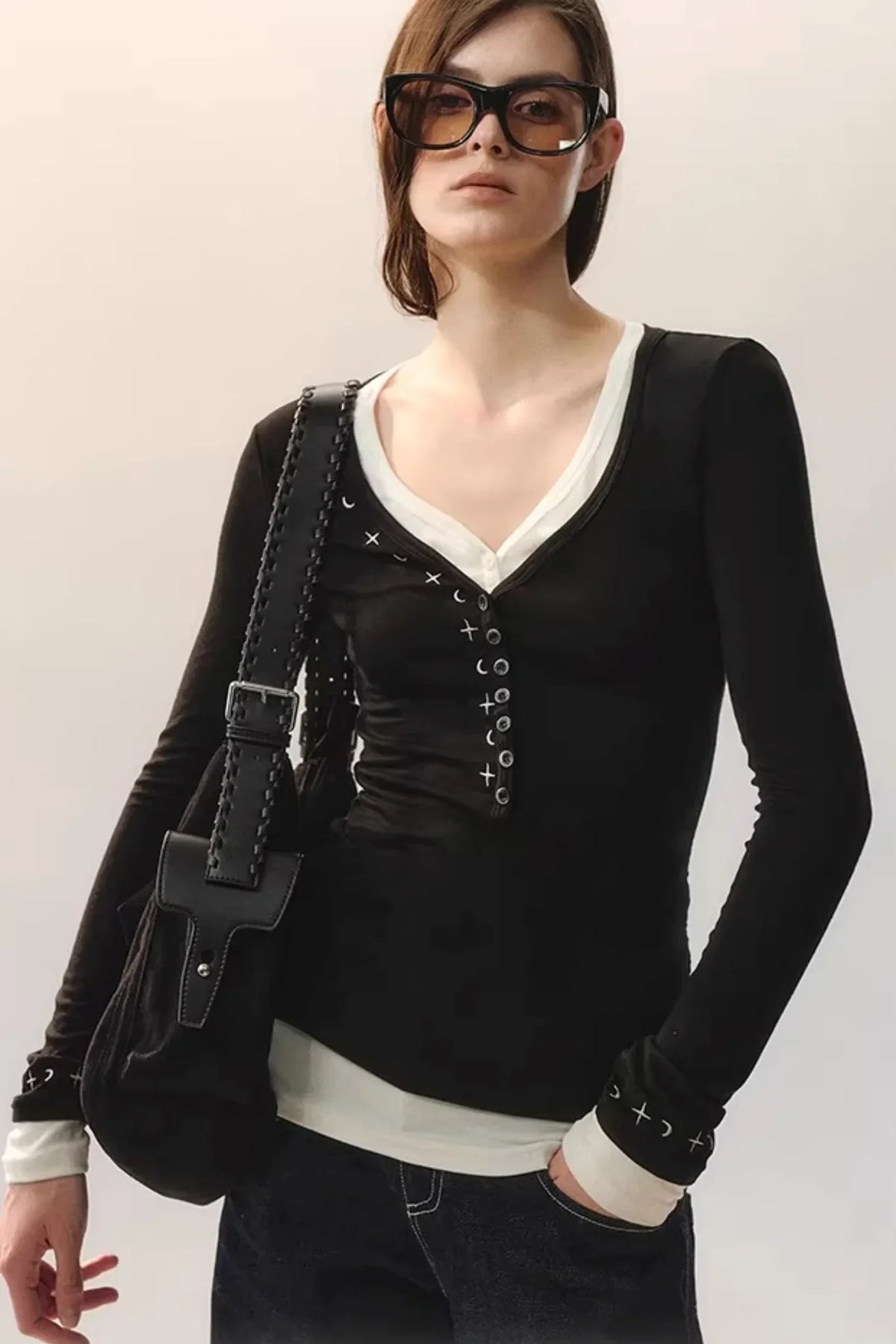 Star Rays Knit Top