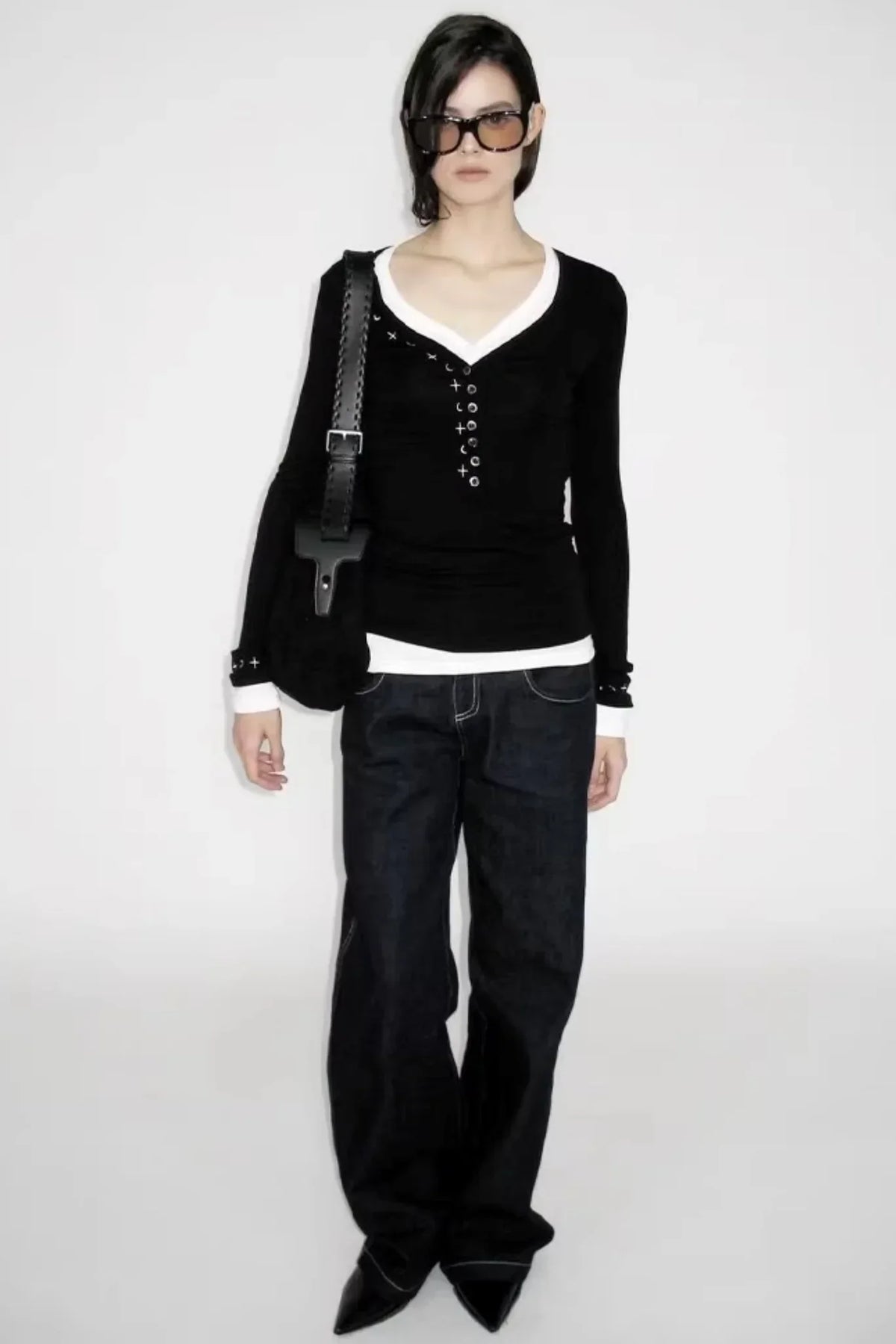 Star Rays Knit Top