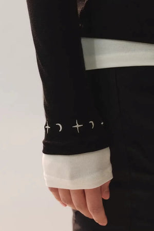Star Rays Knit Top