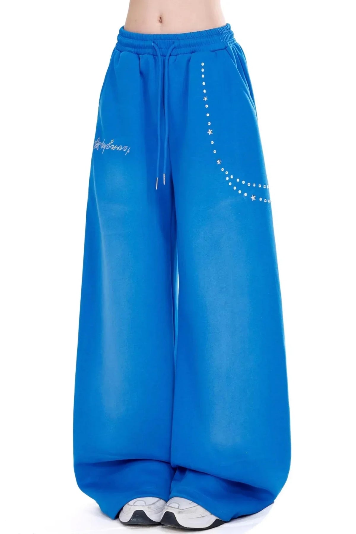 Star Rhinestone Sports Pants