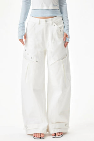 Star Rivet Deconstructed Pants