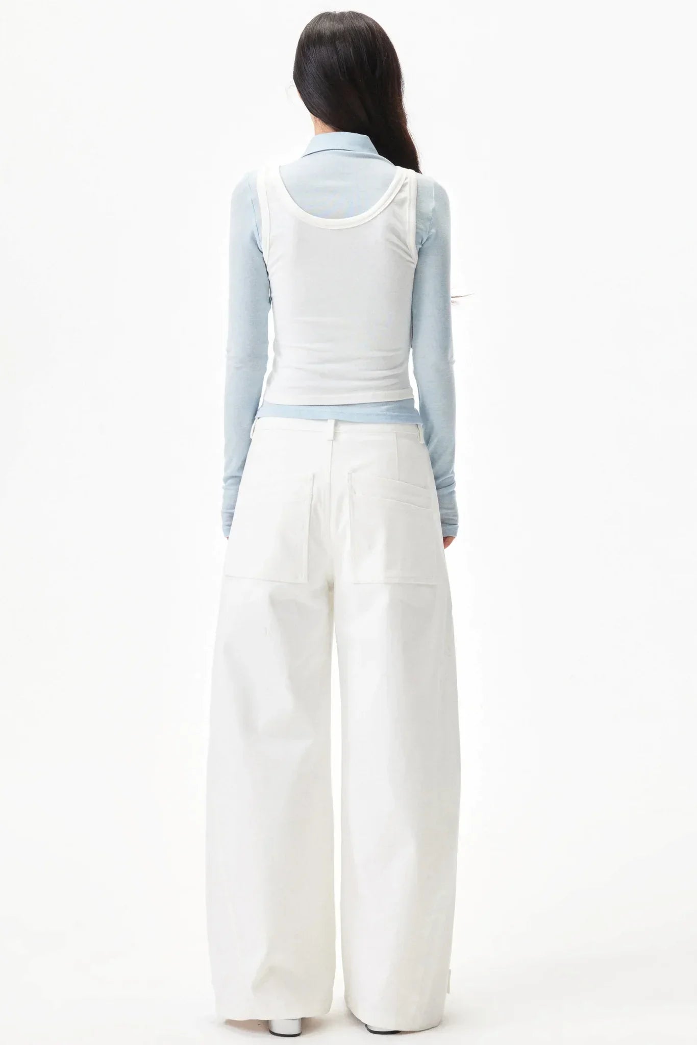 Star Rivet Deconstructed Pants