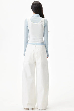 Star Rivet Deconstructed Pants