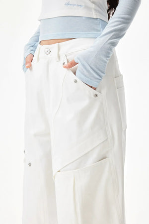 Star Rivet Deconstructed Pants