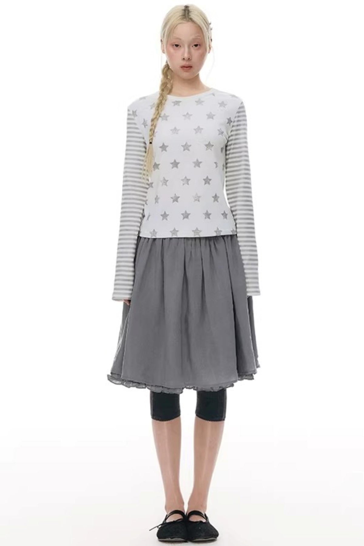 Star Stripe Slim Fit Top