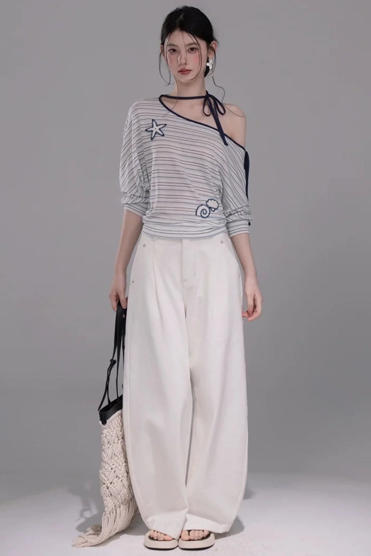 Starfish Off-Shoulder Tee
