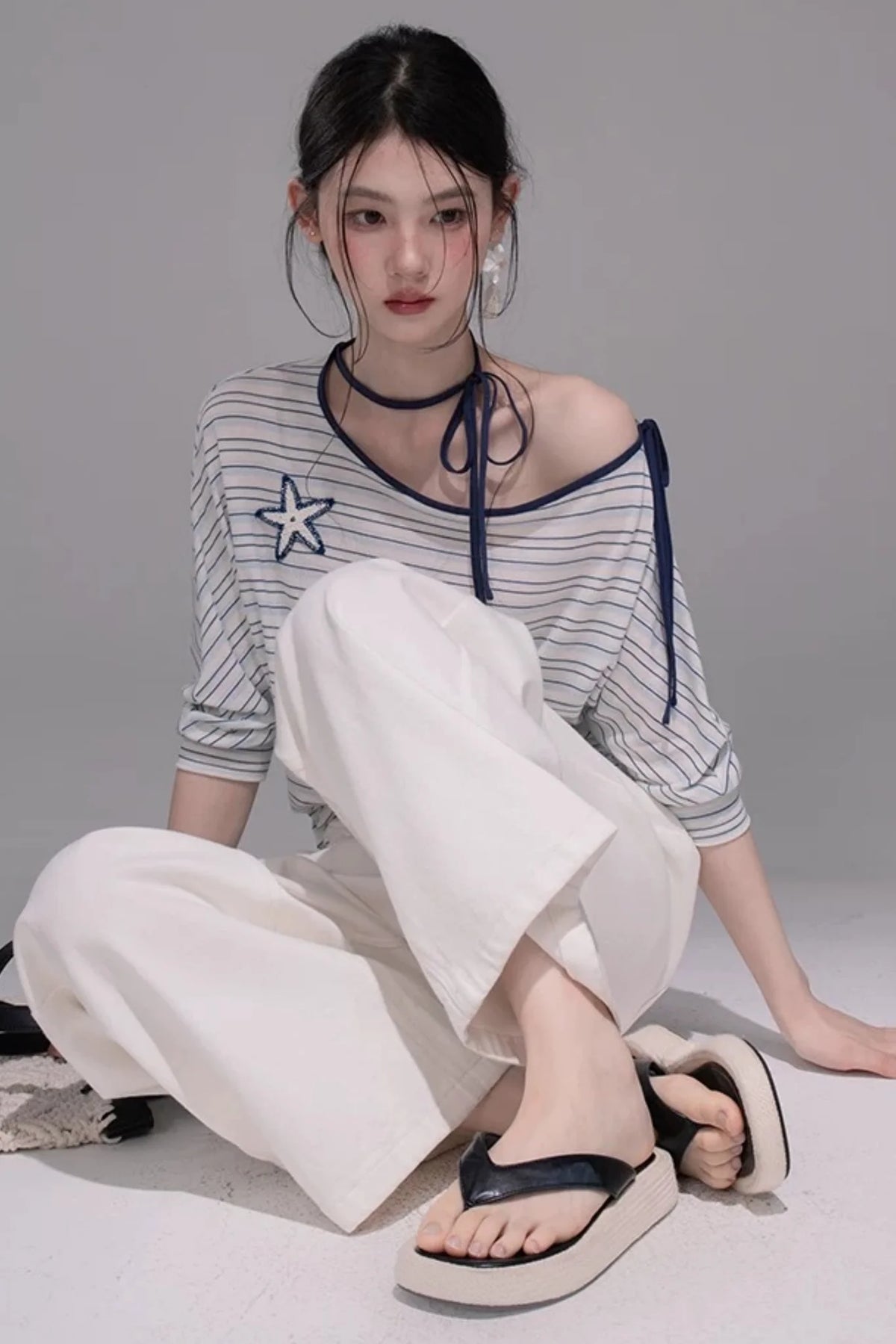 Starfish Off-Shoulder Tee