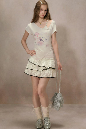 Starlight Dream Off-Shoulder T-Shirt