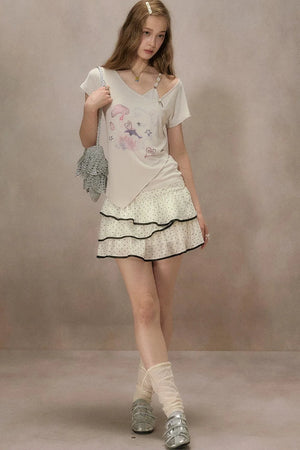 Starlight Dream Off-Shoulder T-Shirt