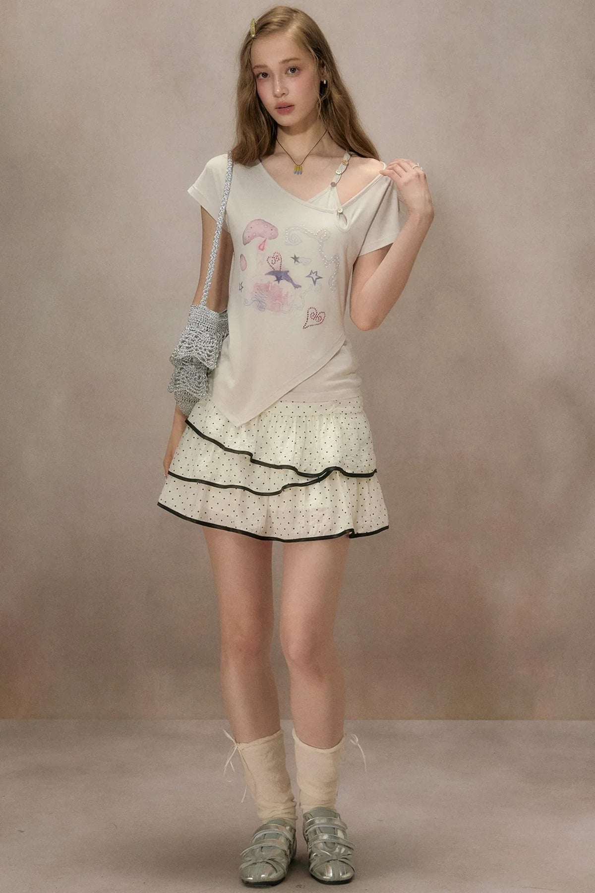Starlight Dream Off-Shoulder T-Shirt