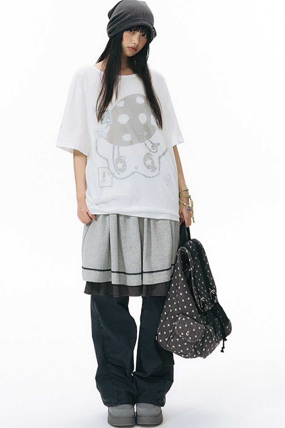 Starwii Printed Oversized Blouse