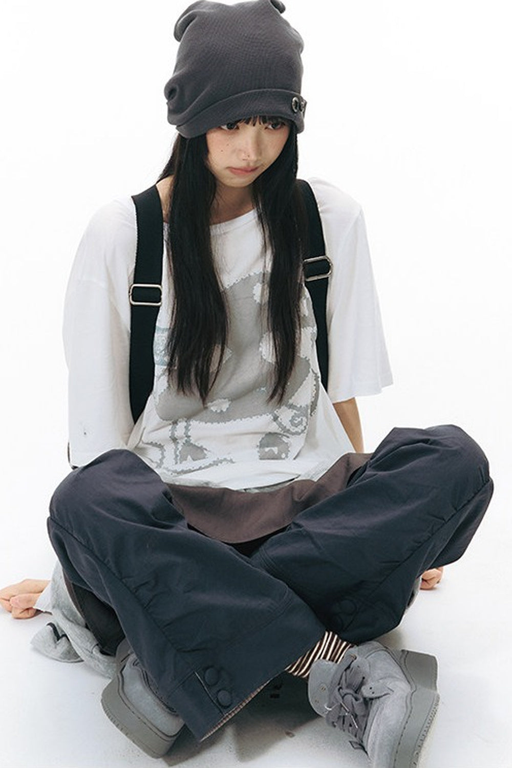 Starwii Printed Oversized Blouse