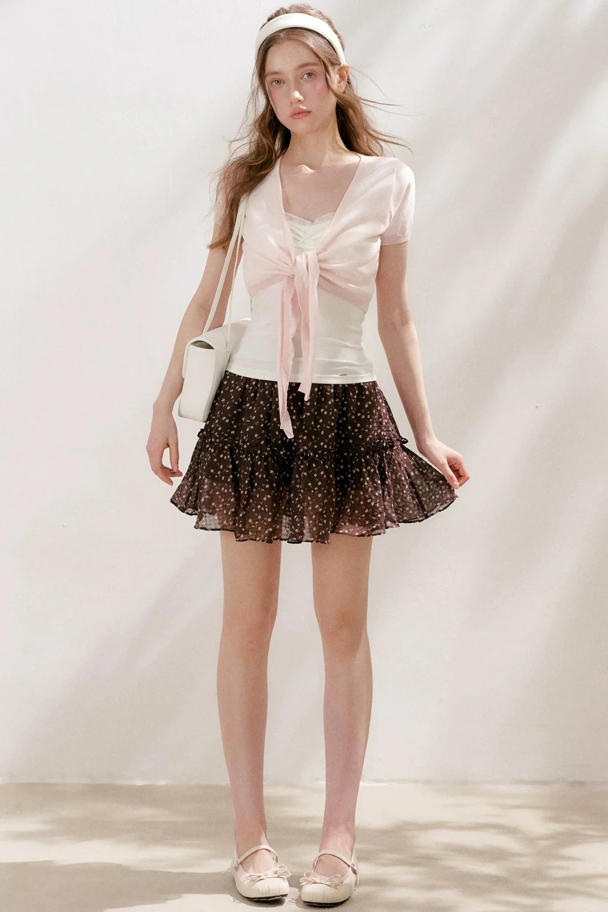 Staycation Floral Ruffle Skirt