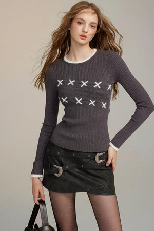 Stitched Wool Versatile Top