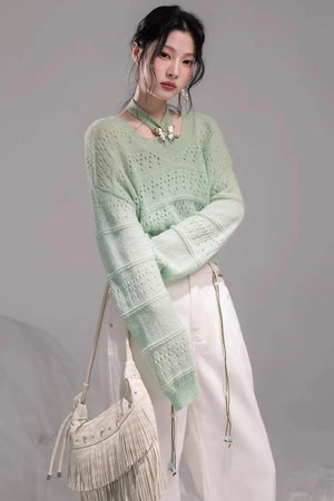 Stone White Lyocell Jeans Set