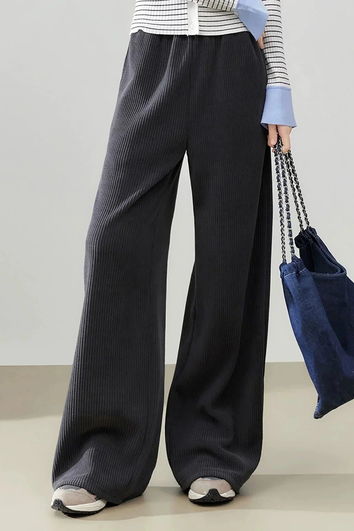 Straight-Leg Corduroy Pants