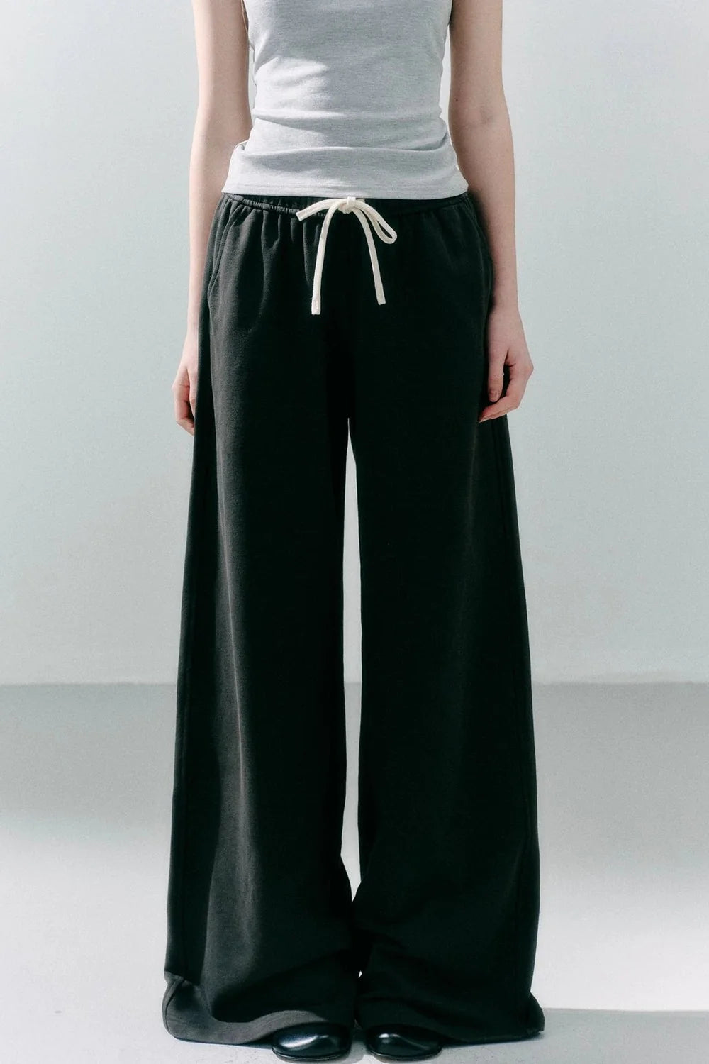 Straight Leg Cotton Sweatpants