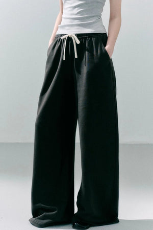Straight Leg Cotton Sweatpants