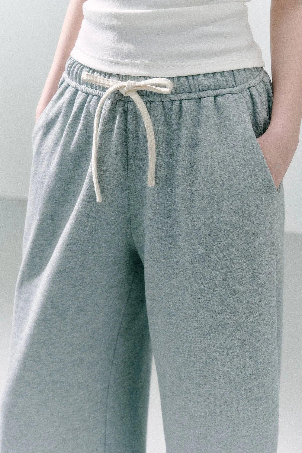 Straight Leg Cotton Sweatpants