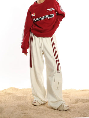 Straight loose pants