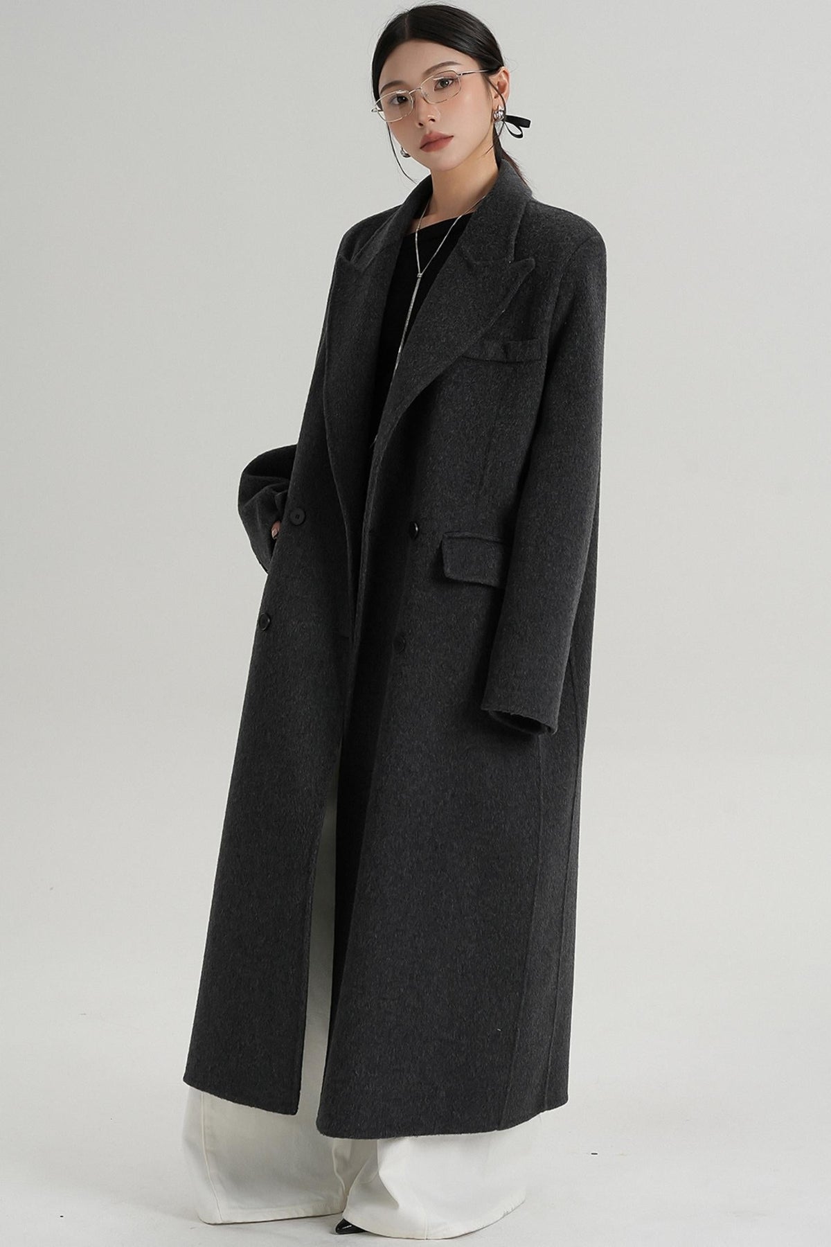 Straight Wool Coat
