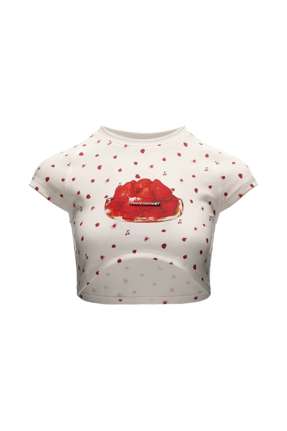 Strawberry Print Top