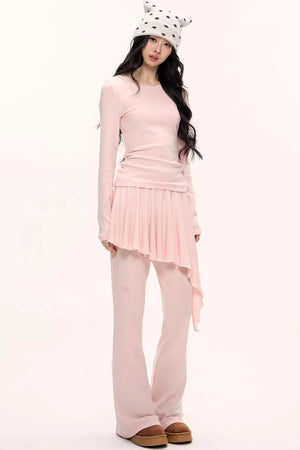 Strawberry Velvet Two-Piece Set-Up