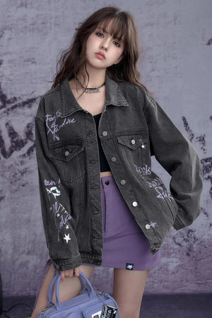 Street Art Denim Jacket
