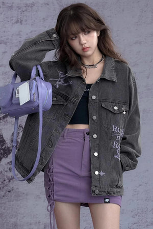 Street Art Denim Jacket