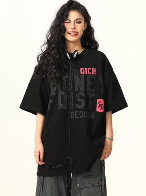 Street Letter Print T-Shirt