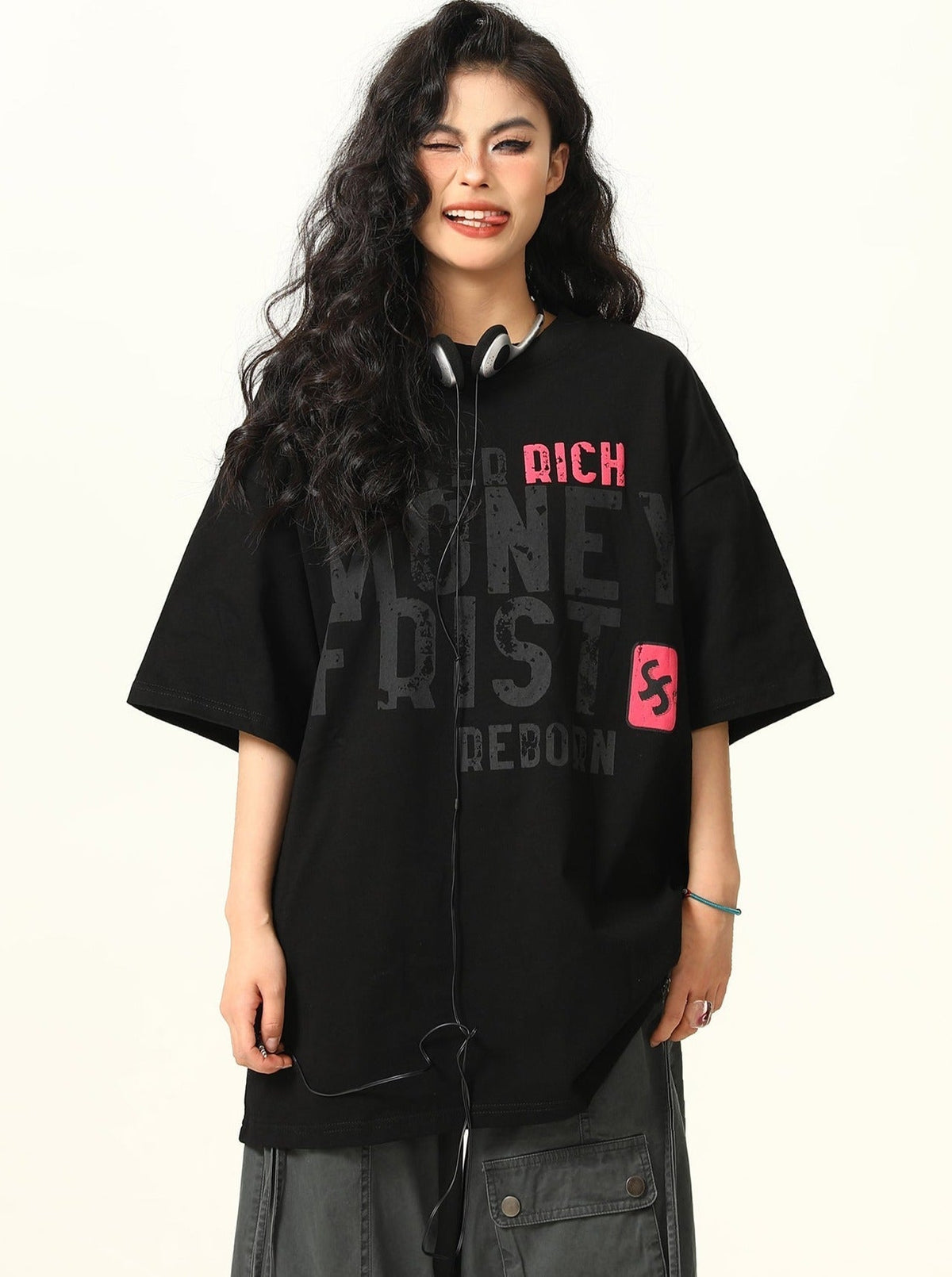 Street Letter Print T-Shirt