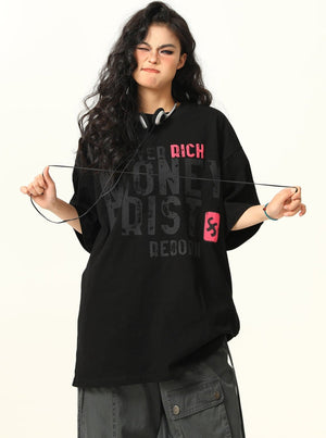 Street Letter Print T-Shirt
