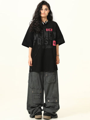 Street Letter Print T-Shirt