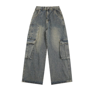 Street Multi Pocket Cargo Jeans