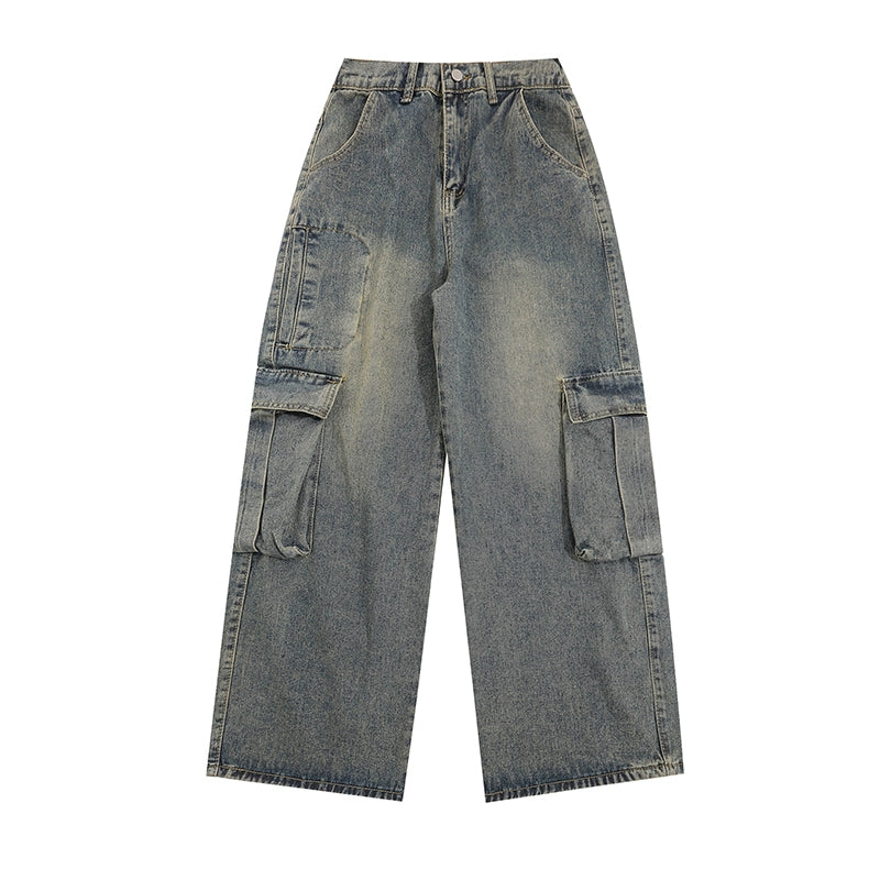 Street Multi Pocket Cargo Jeans