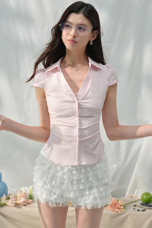 Stretchy Short Sleeve Shirt