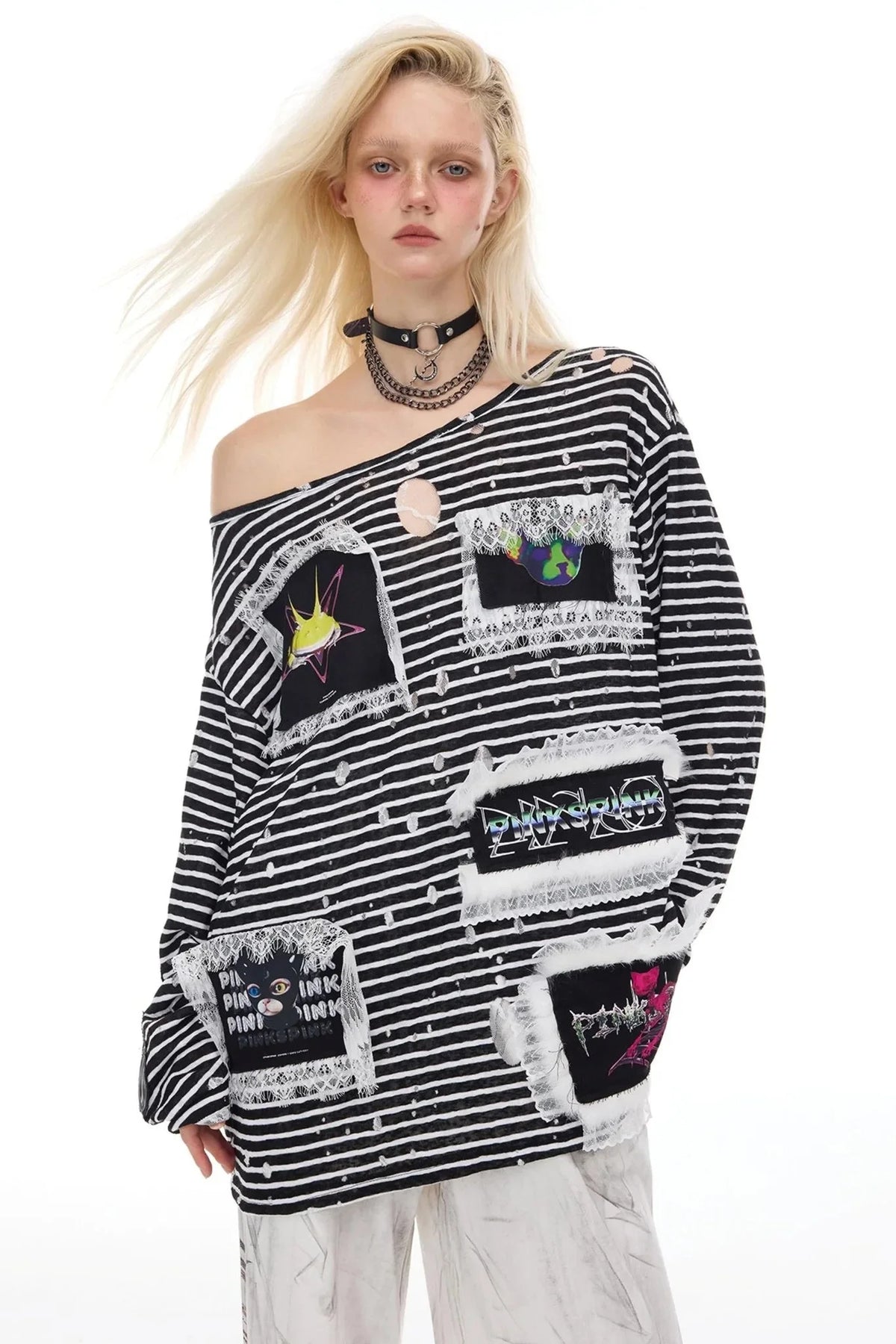 Stripe Frog Tee
